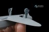 Quinta Studio QT72015 Yak-1 Undercarriage covers (Zvezda) 1/72